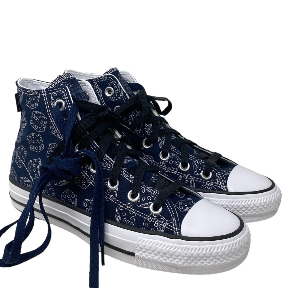 Converse CONS Chuck Taylor Pro Casual Women Sneakers High Top Shoes Navy A03222C